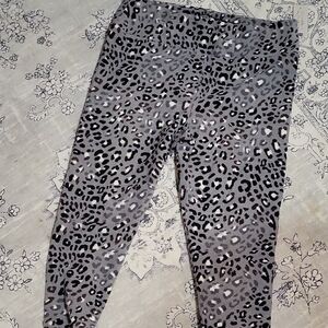 Cuddl Duds Fleece Leggings with Animal Print